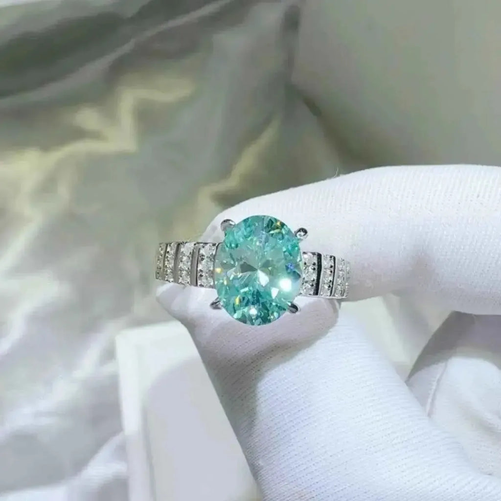 2 Carat Moissanite Ring – Sterling Silver Sparkle