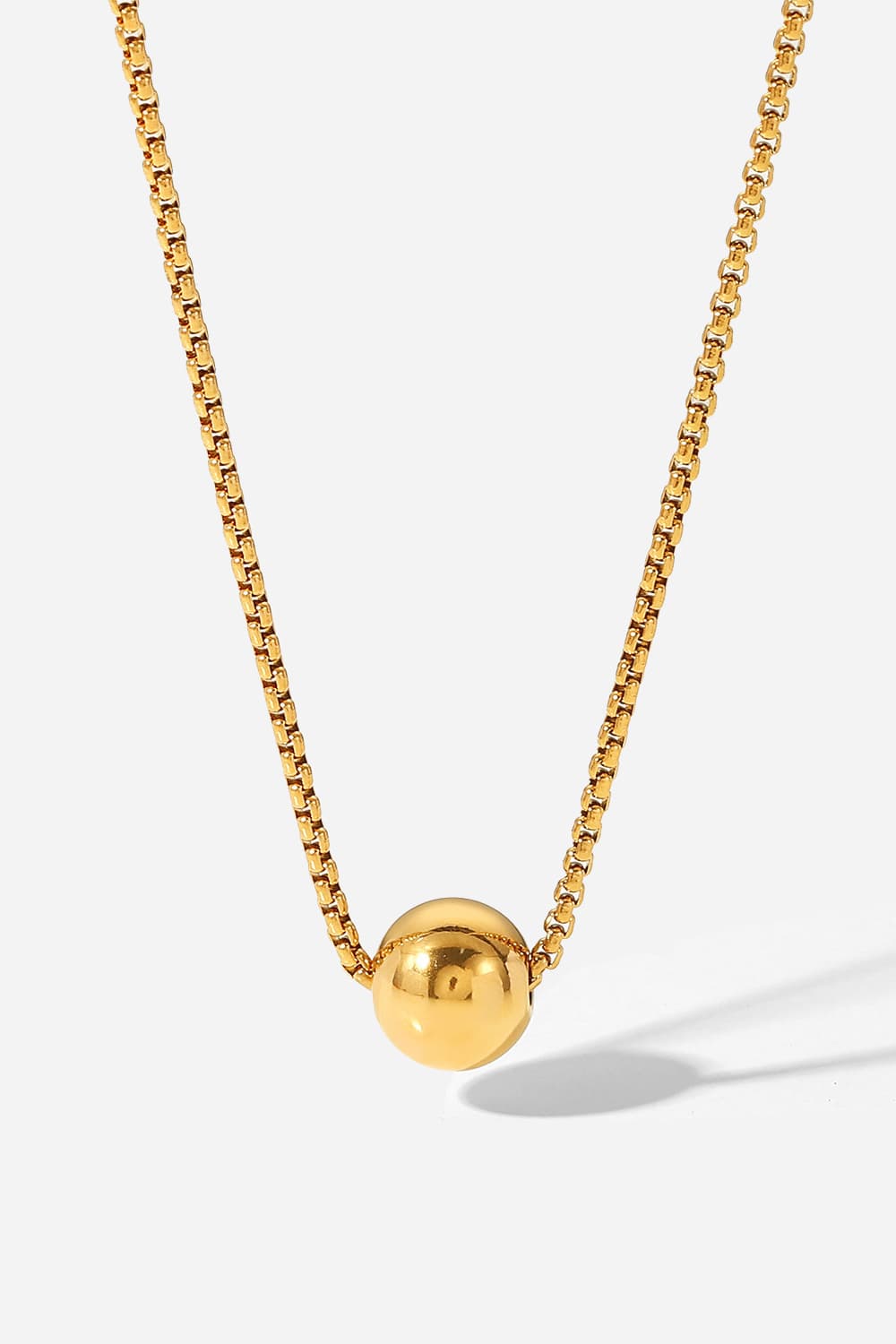 Elegant Round Gold Plated Necklace