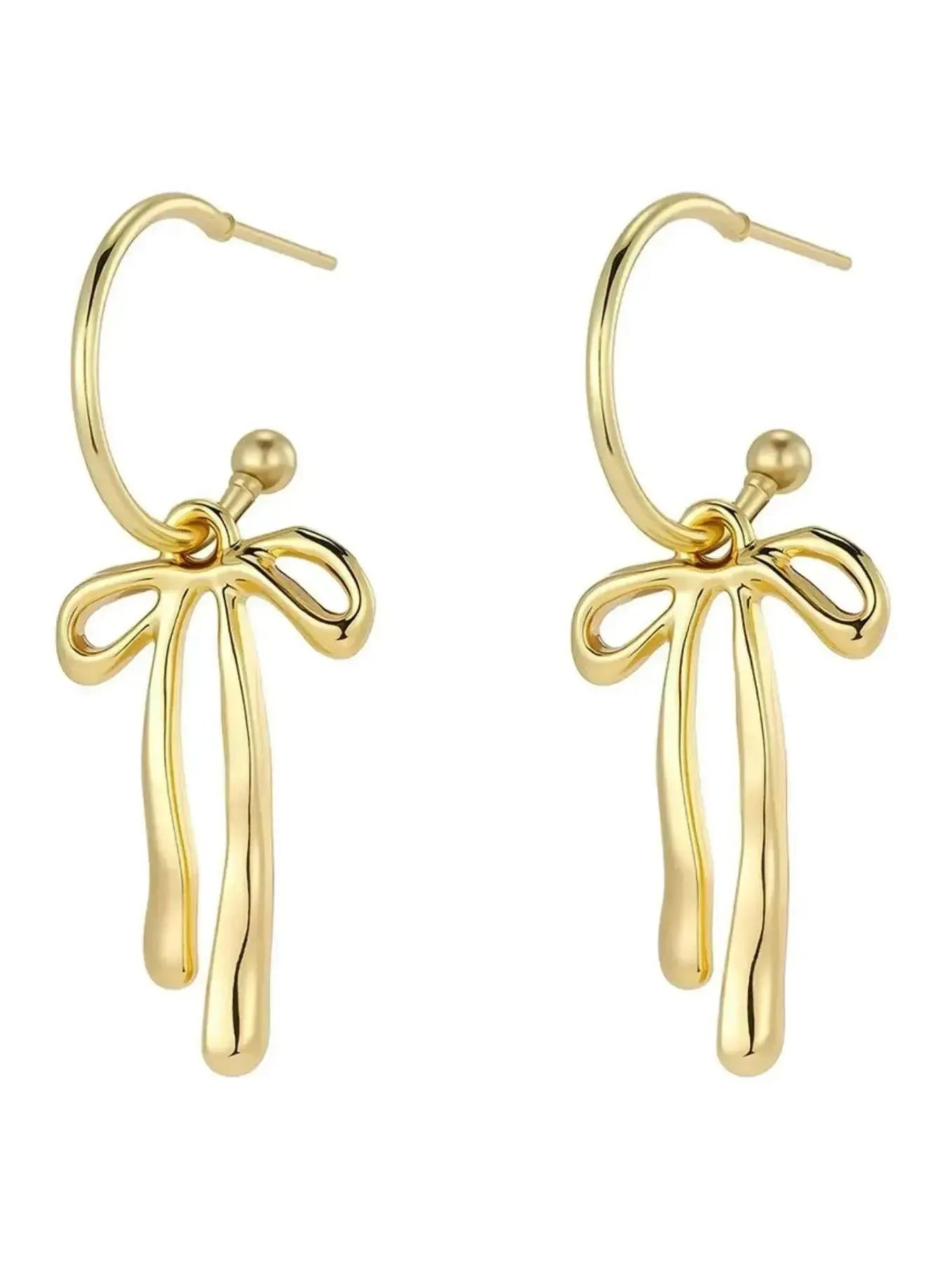 Chic Bow Tie Statement Earrings