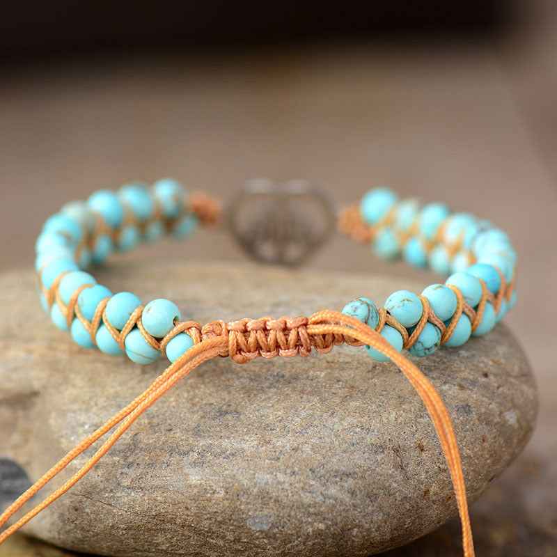 Artisan Turquoise Beaded Bracelet