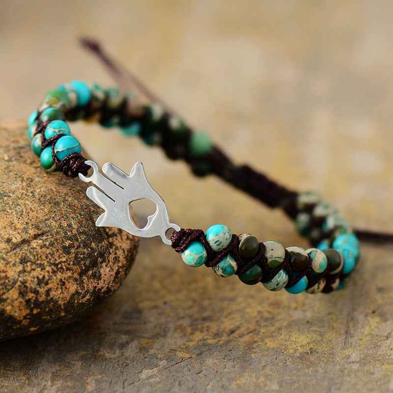 Artisan Turquoise Beaded Bracelet