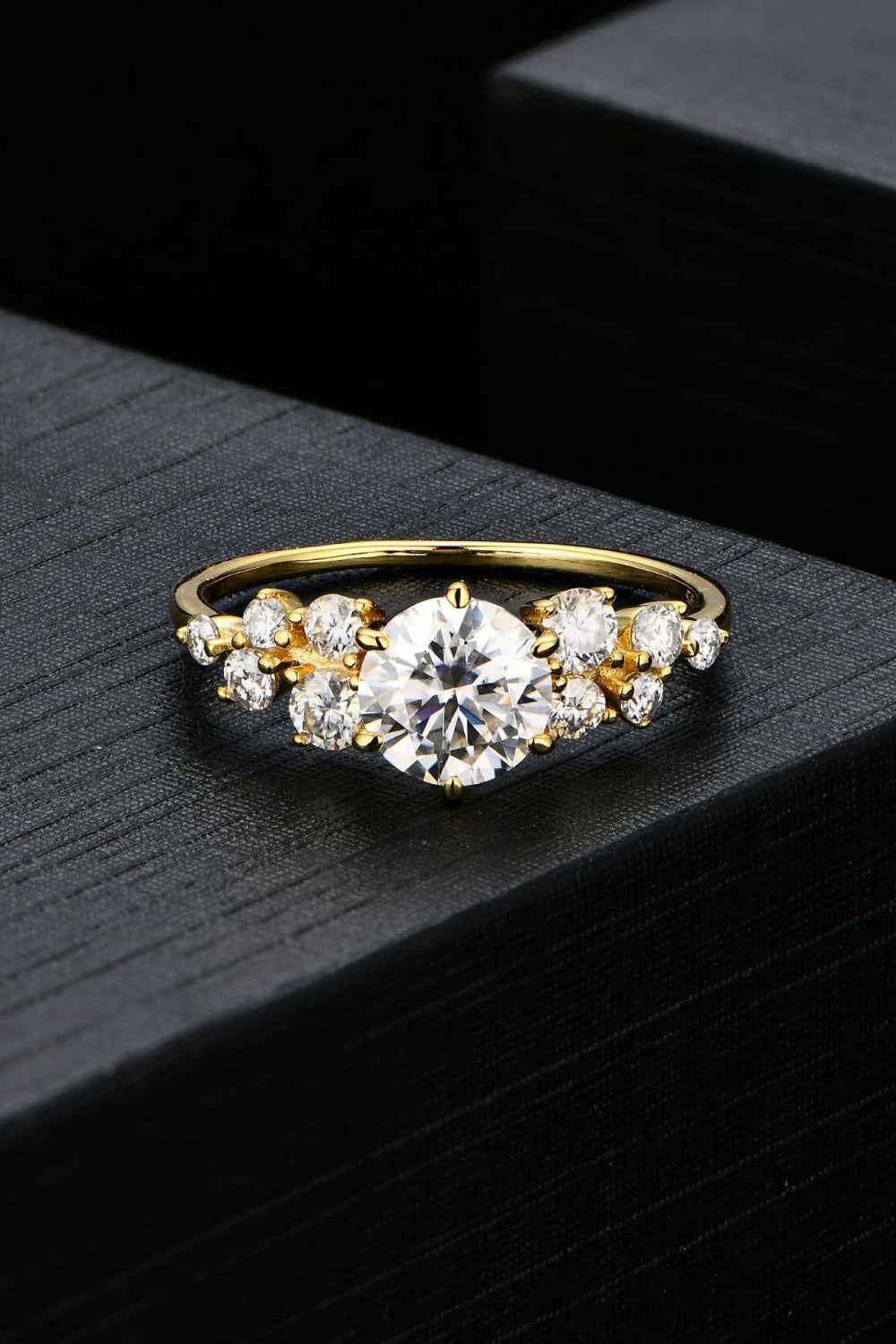 Elegant 925 Silver Moissanite Ring