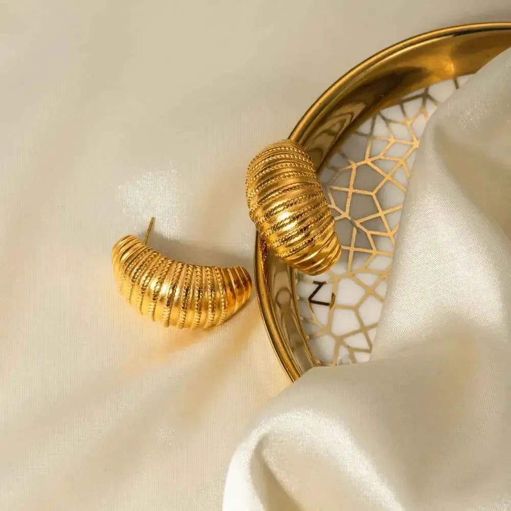 Timeless Gold Stainless Steel Studs