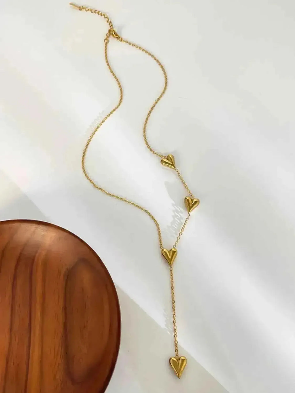 Romantic Heart Y‑Necklace