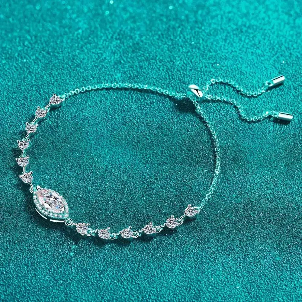 Luxury Single Moissanite Bracelet