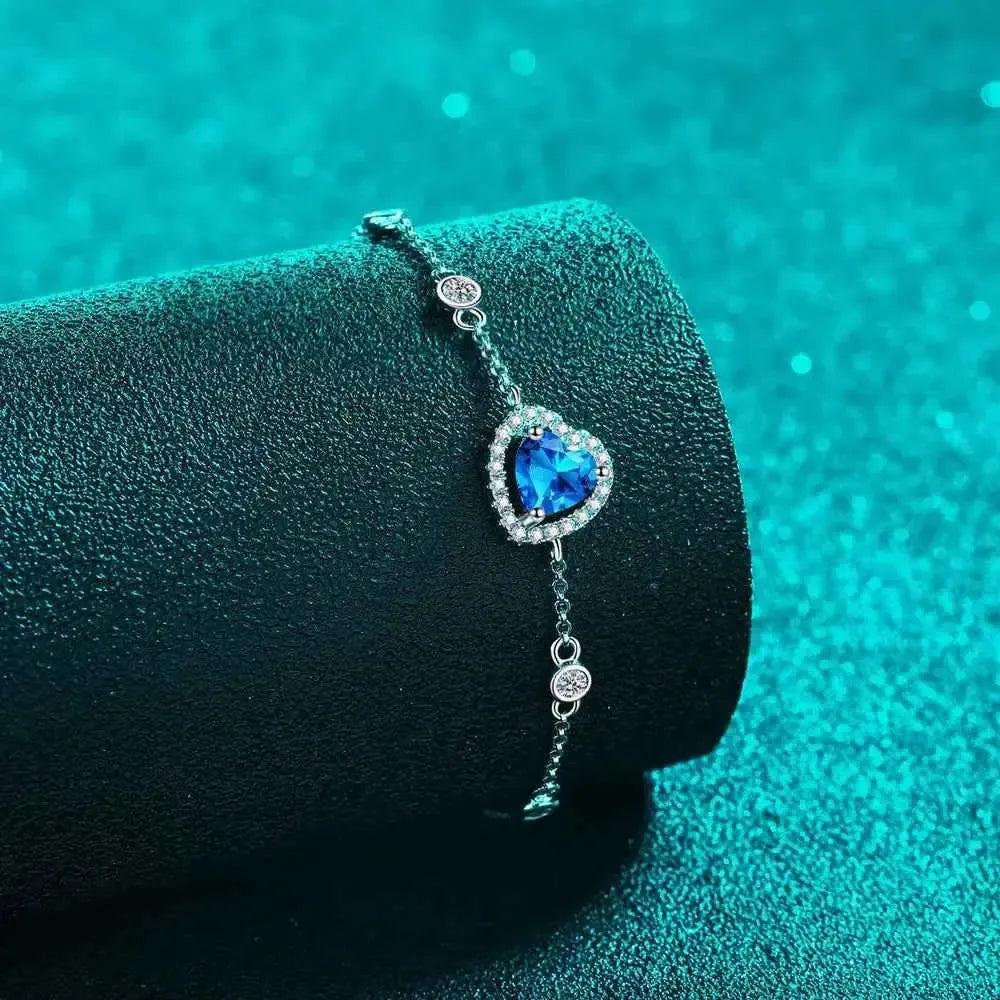 Dainty 1 Carat Silver Bracelet