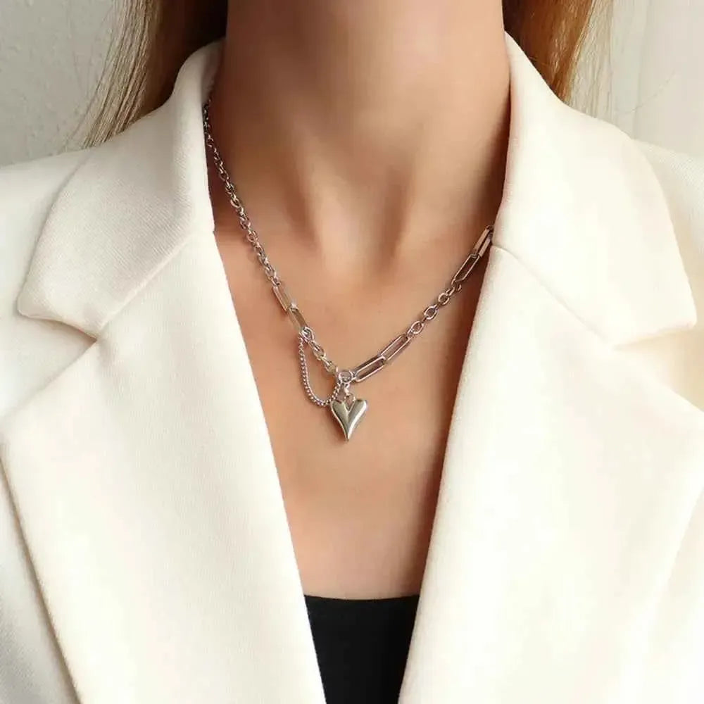 Lightweight Gold Heart Necklace