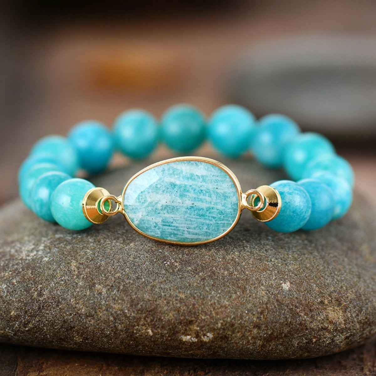 Artisan Stone Beaded Bracelet