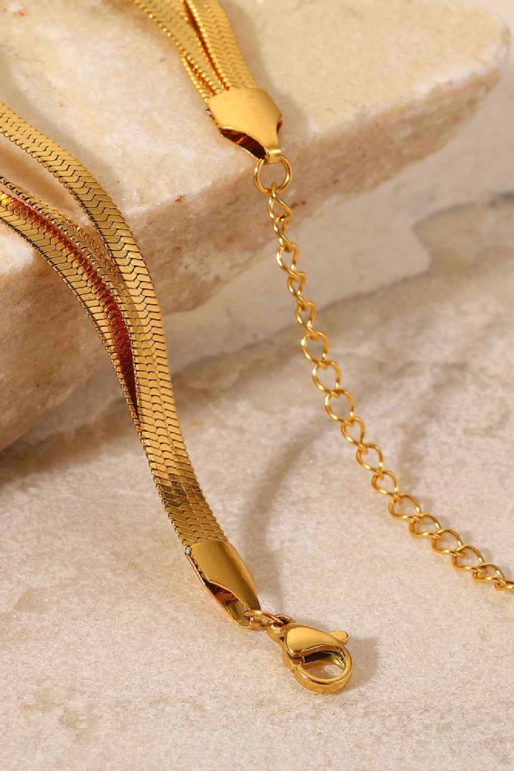 Sleek 3‑Strand Snake Bracelet