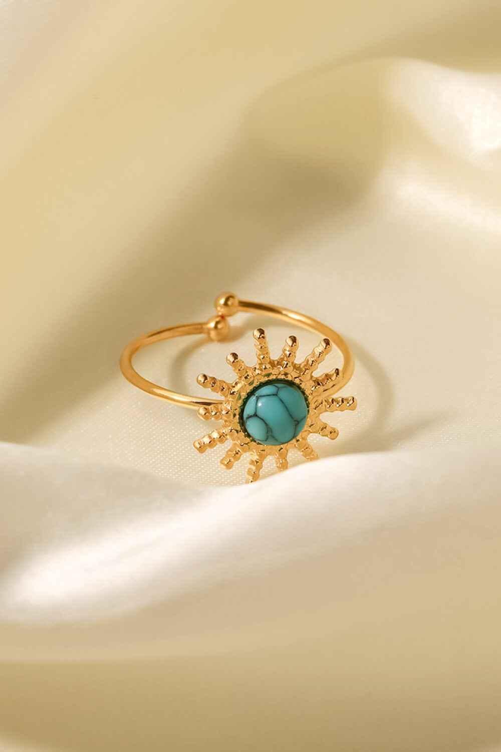Sun Shape Adjustable Ring