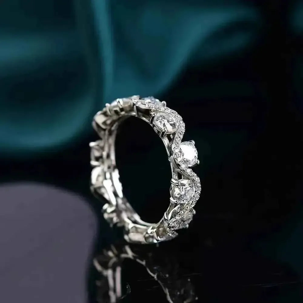 Moissanite Ring – 925 Sterling Silver Shine