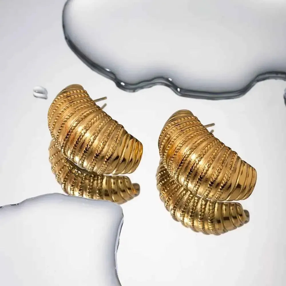 Timeless Gold Stainless Steel Studs