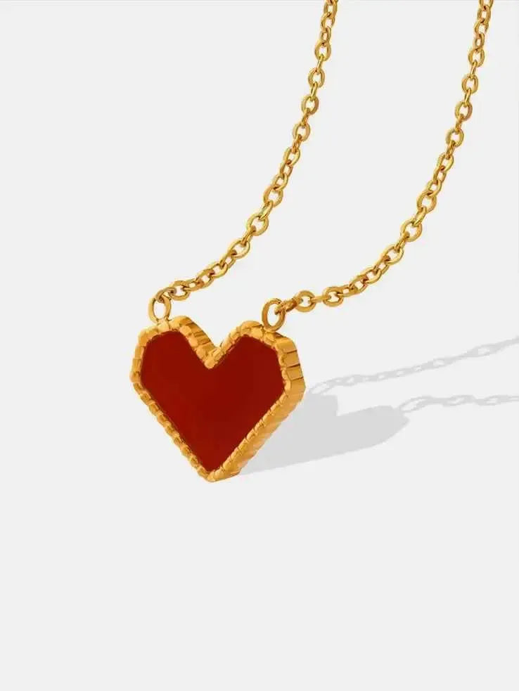 Hypoallergenic Titanium Steel Heart Charm