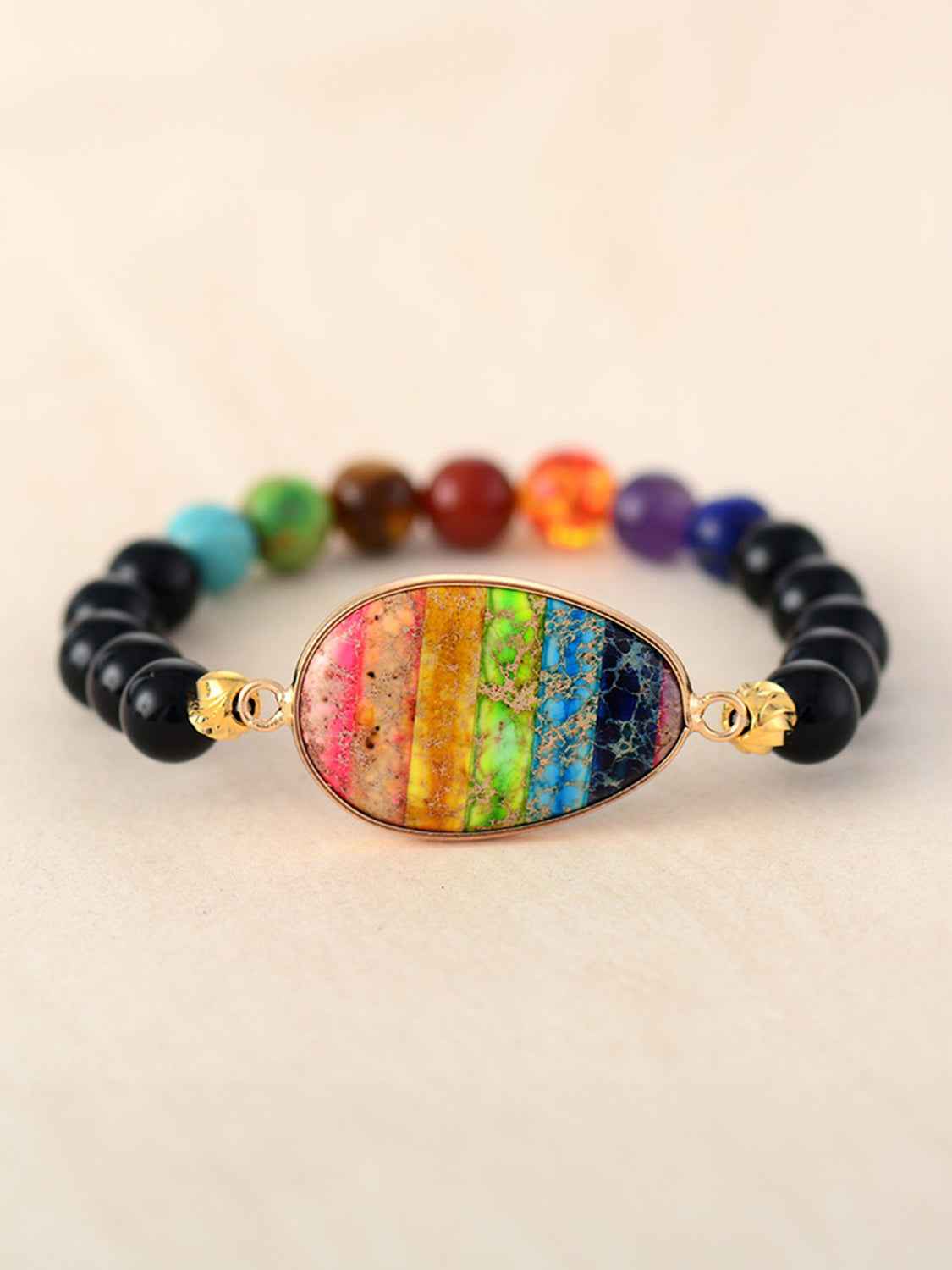 Geometric Beaded Shape Bracelet
