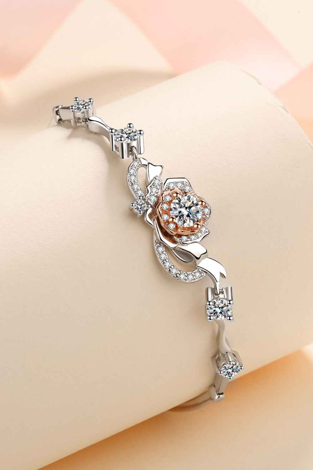 Classic Silver Moissanite Tennis Bracelet
