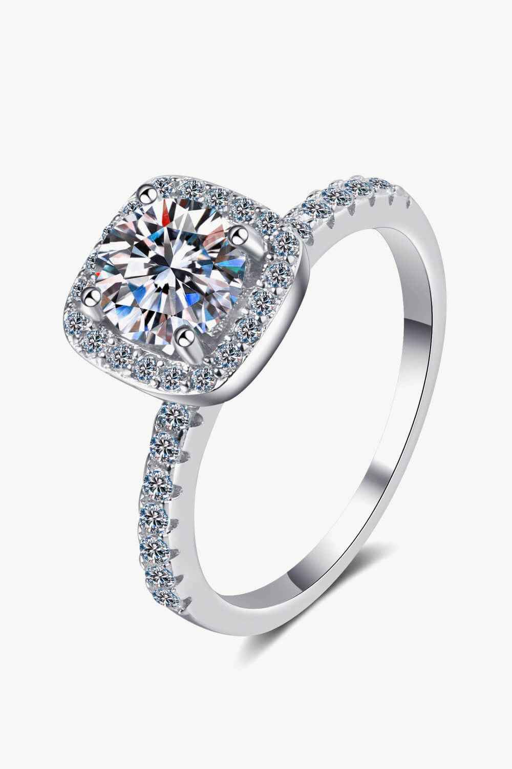 Engagement-Ready Square Ring
