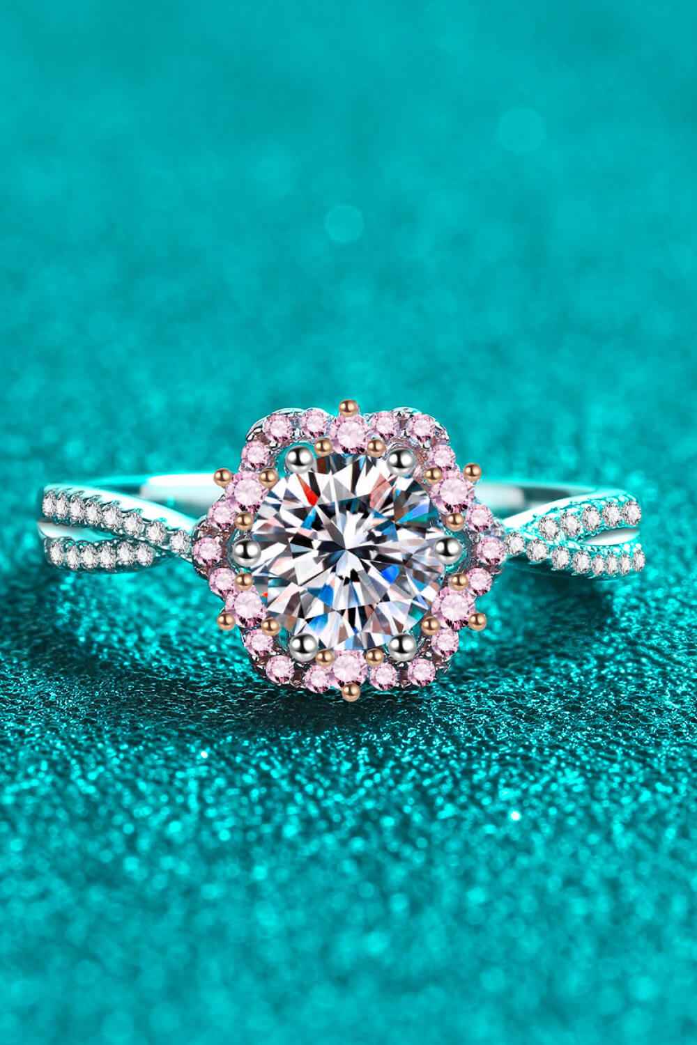 Romantic Flower-Shaped Statement Ring