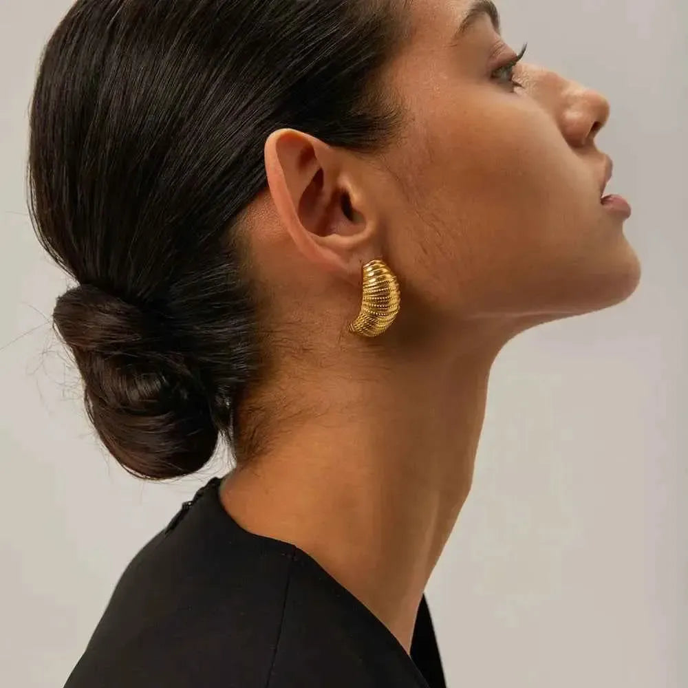 Timeless Gold Stainless Steel Studs