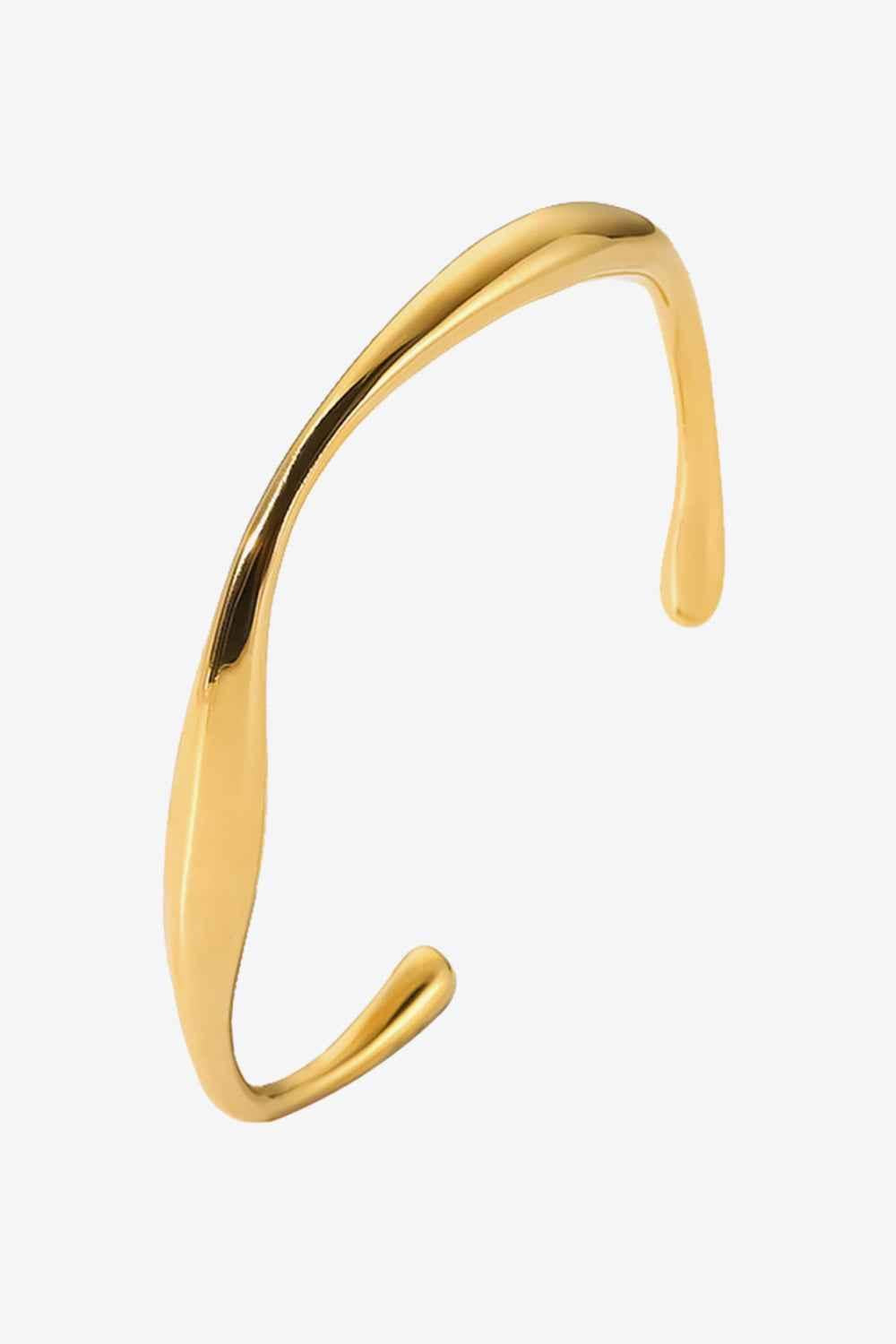 Effortless Open Metal Bracelet