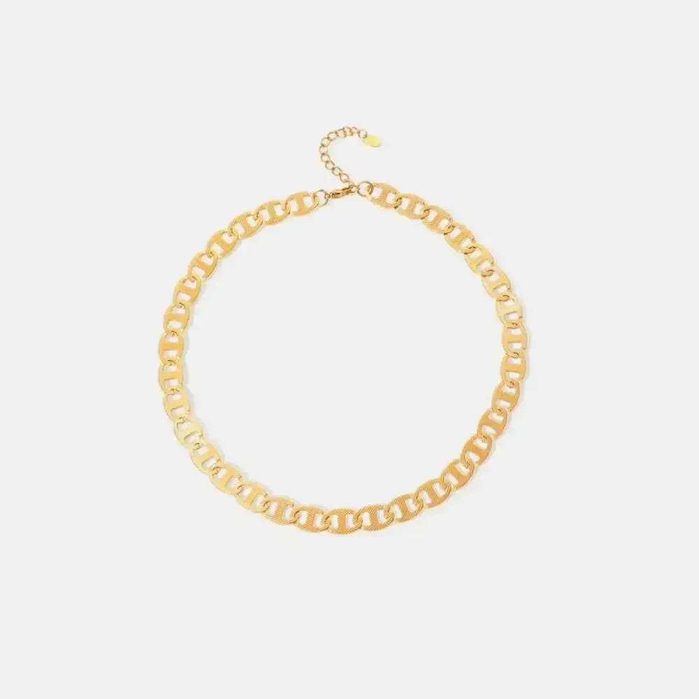 18K Gold Stainless Steel Chain Necklace